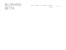 Tablet Screenshot of blushingbetta.com